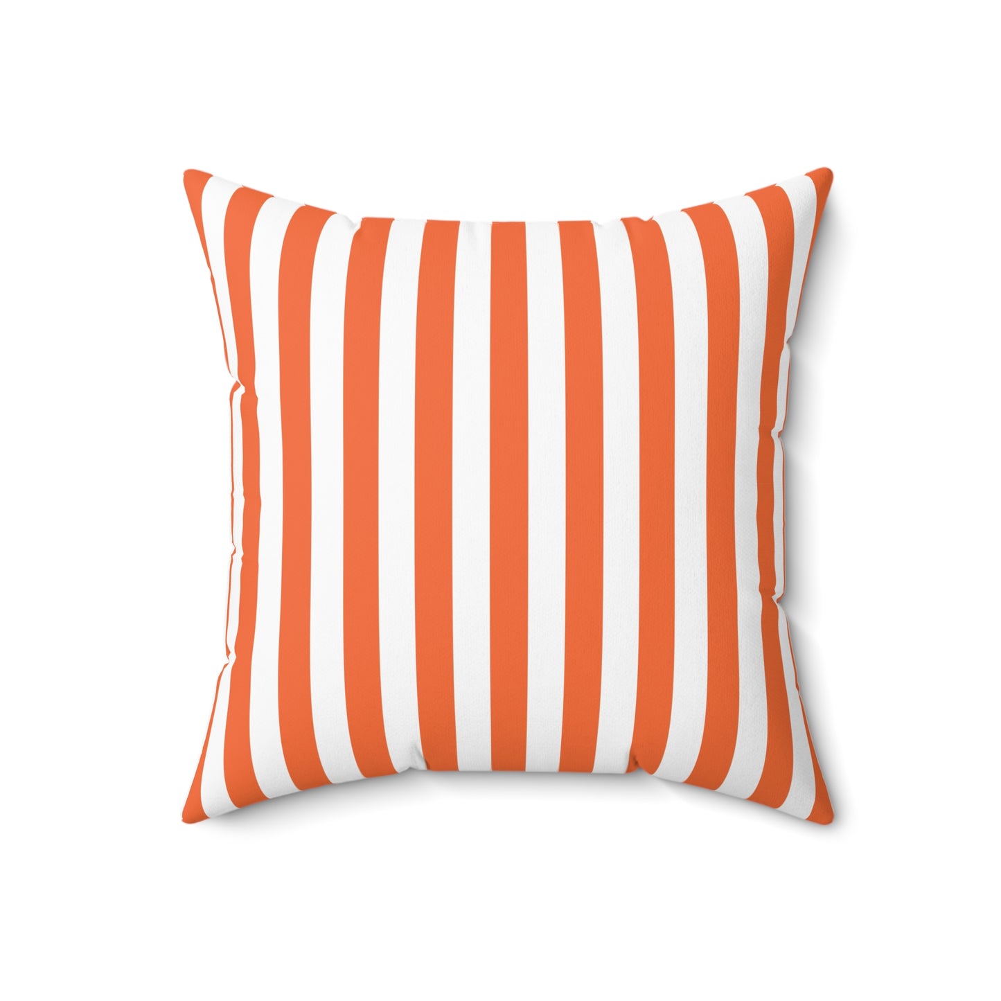 Orange Striped Pillows