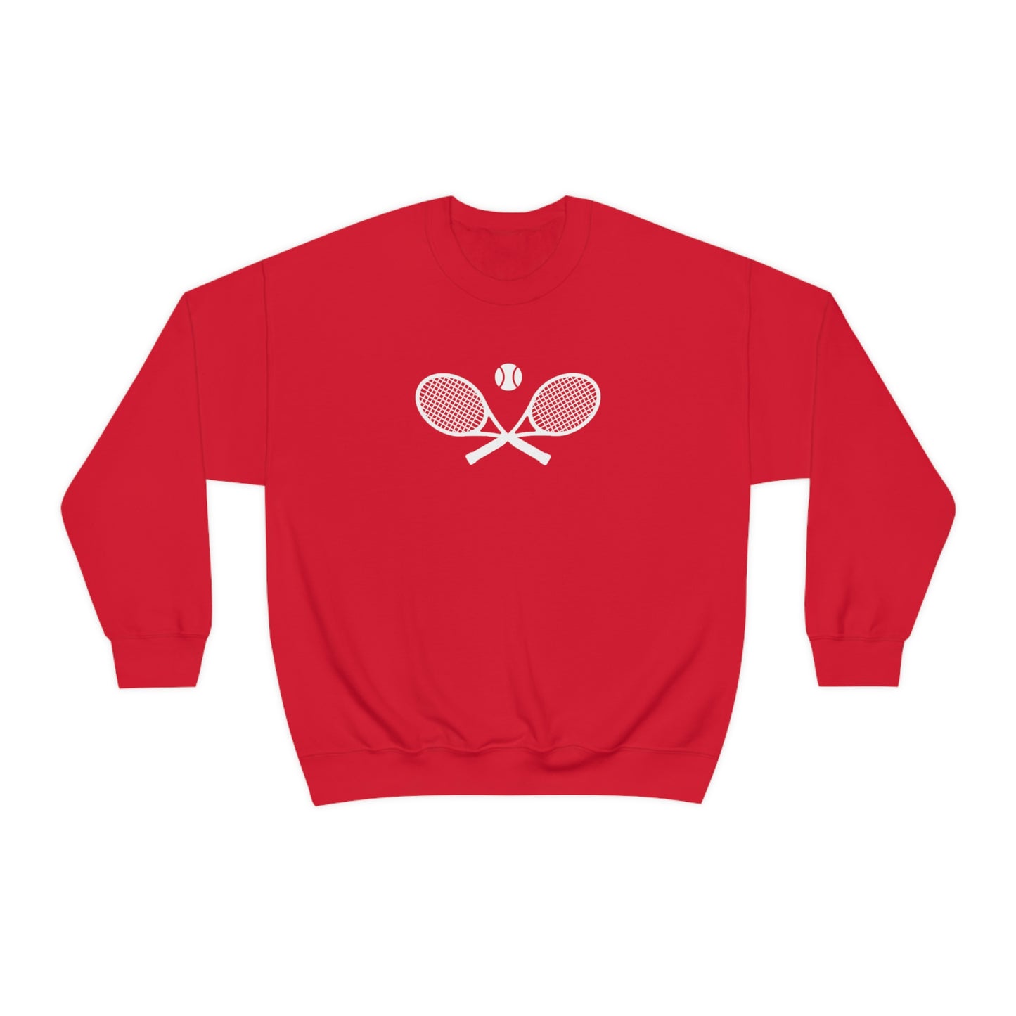 Preppy White Tennis Sweatshirt