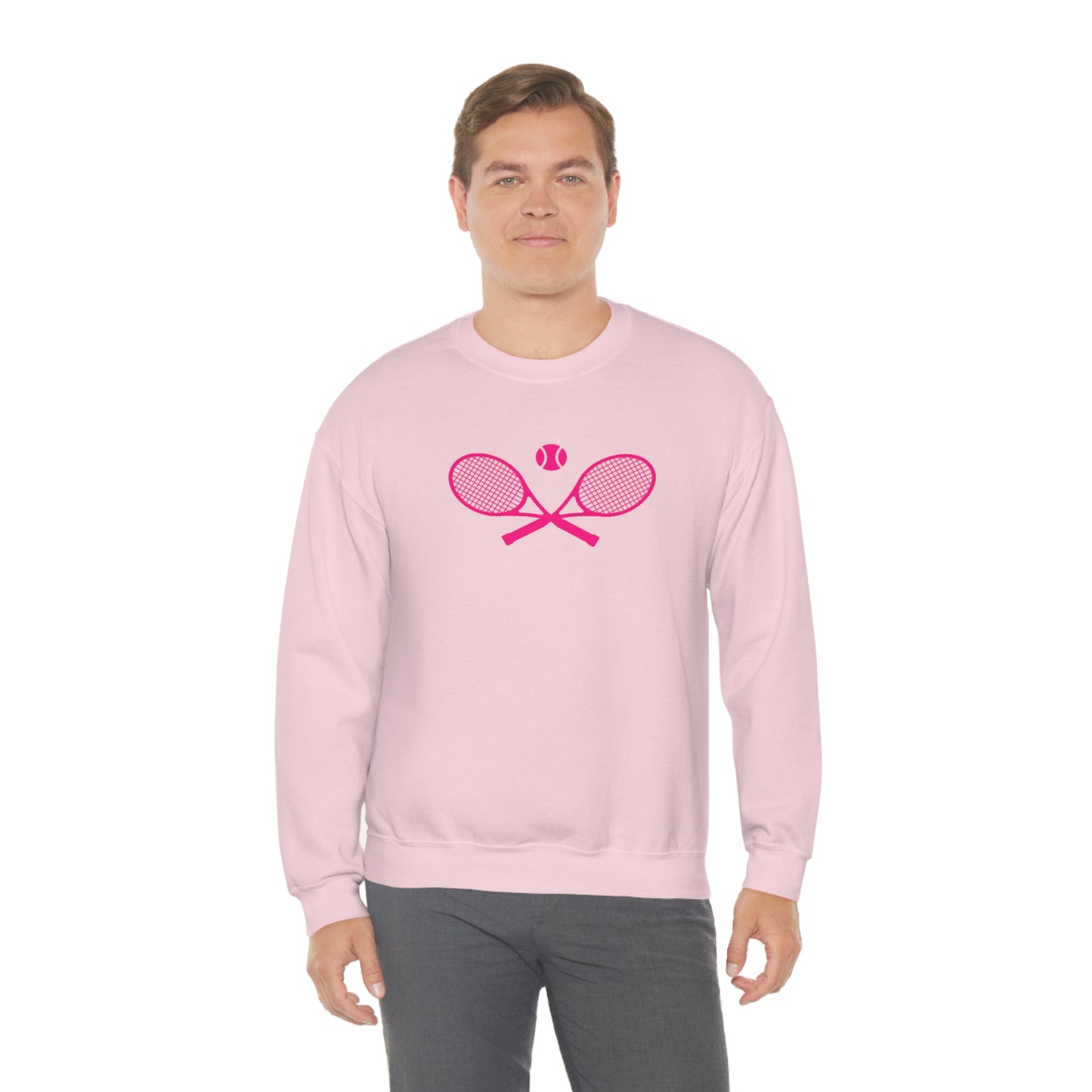 Preppy Pink Tennis Sweatshirt