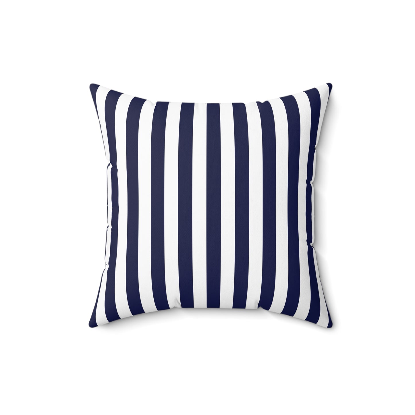 Navy Striped Pillows