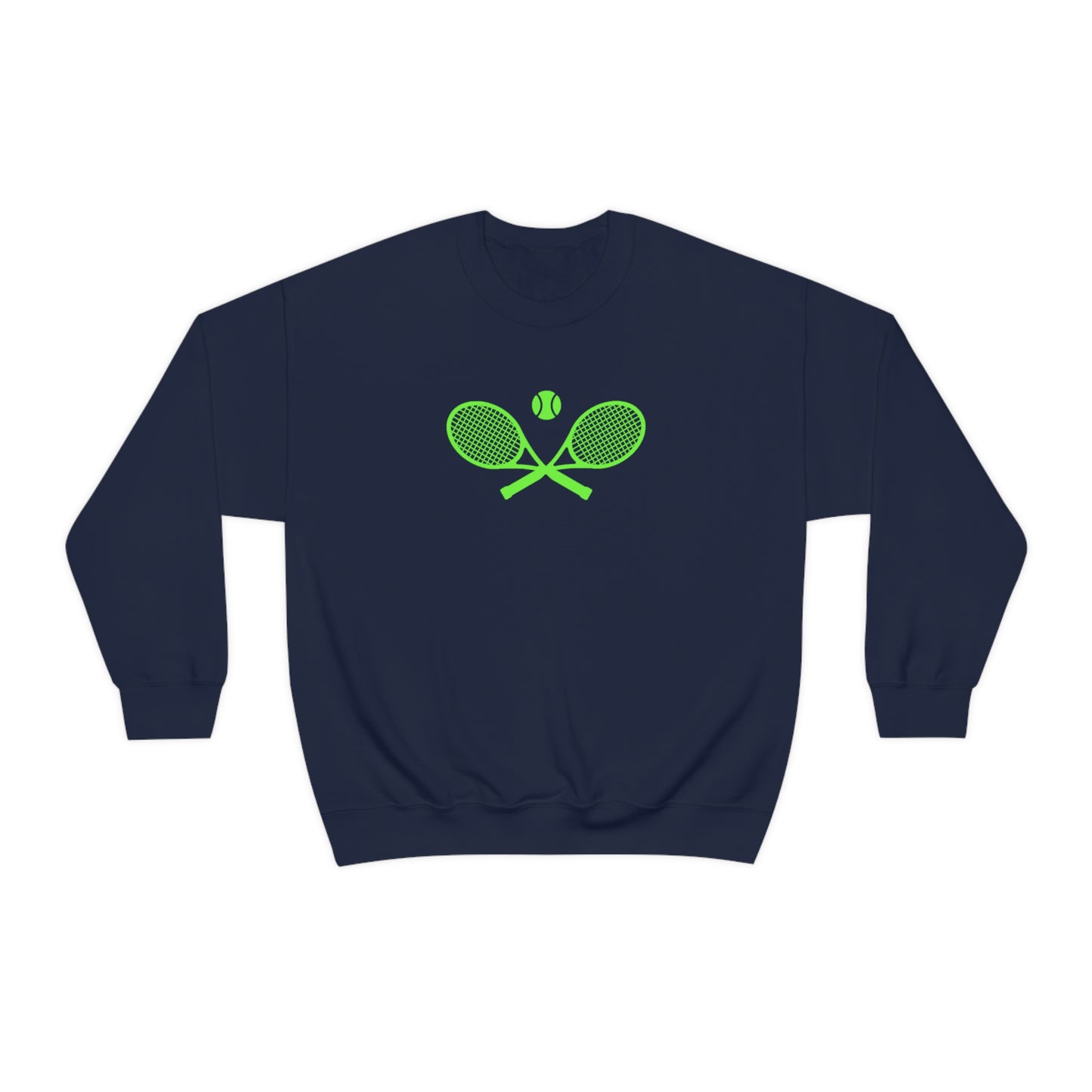 Preppy Lime Green Tennis Sweatshirt