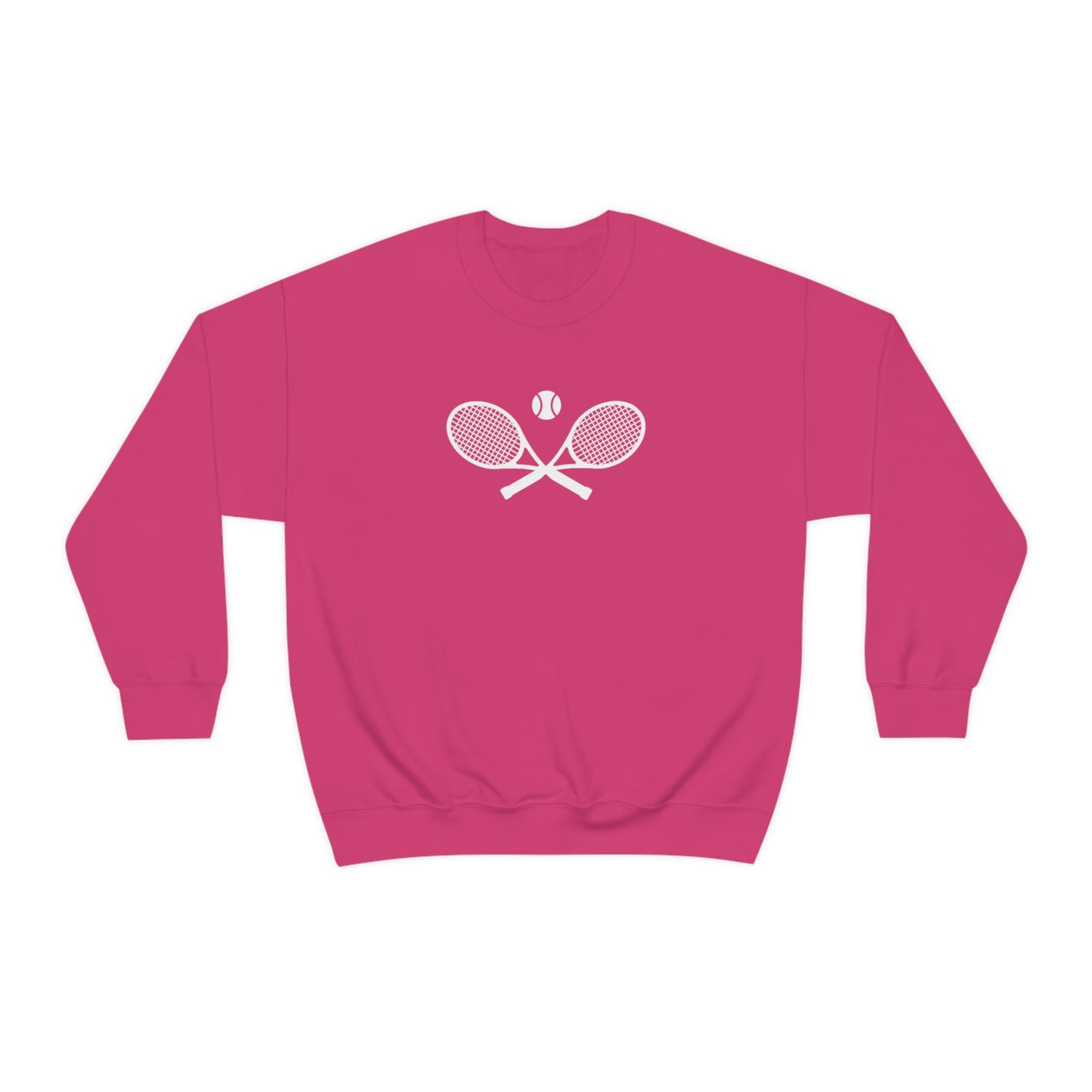 Preppy White Tennis Sweatshirt