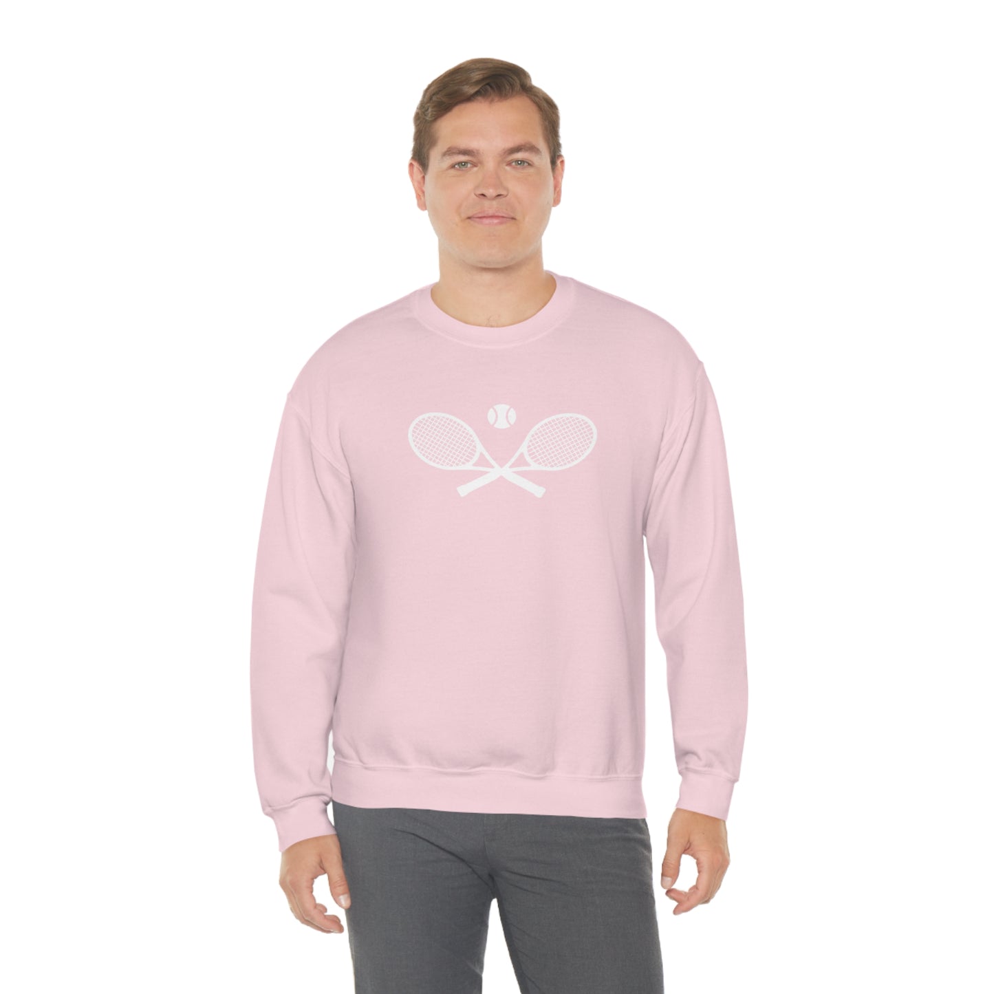 Preppy White Tennis Sweatshirt