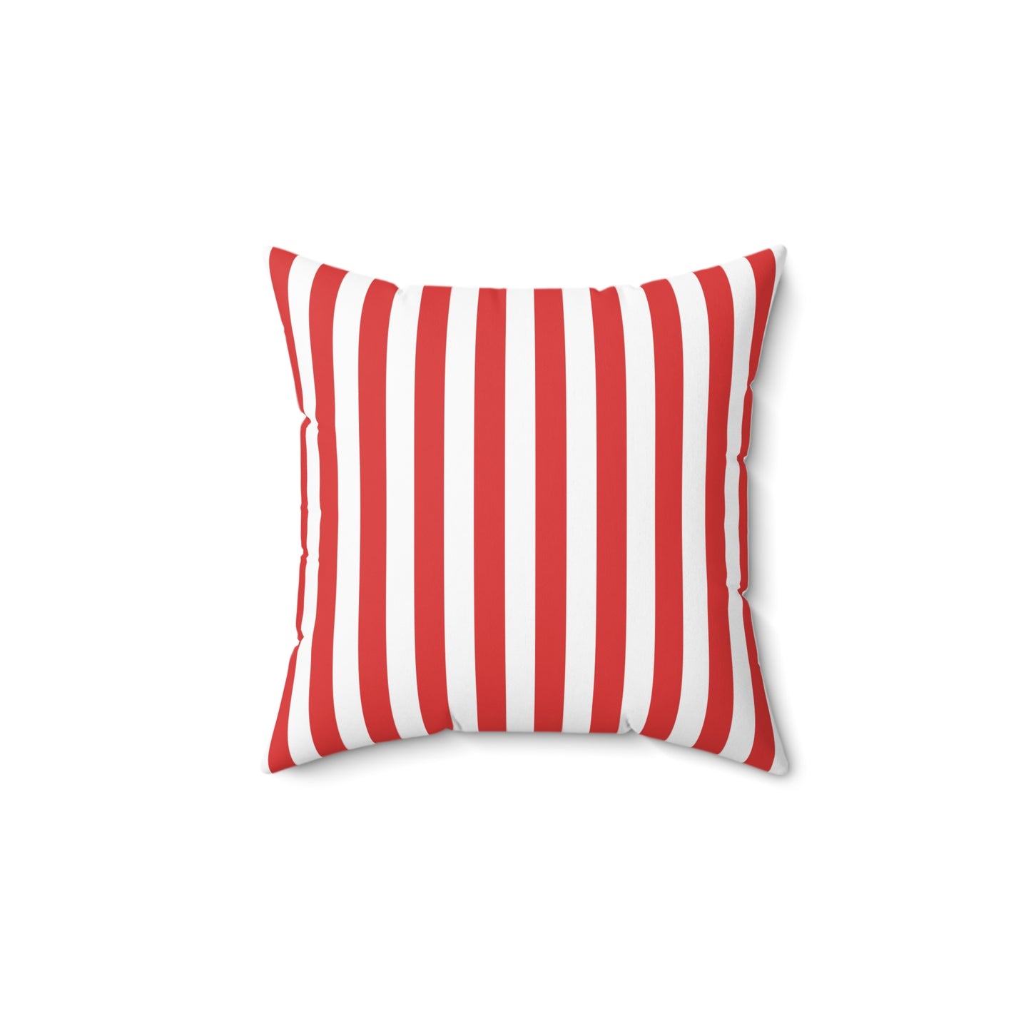 Red Striped Pillows