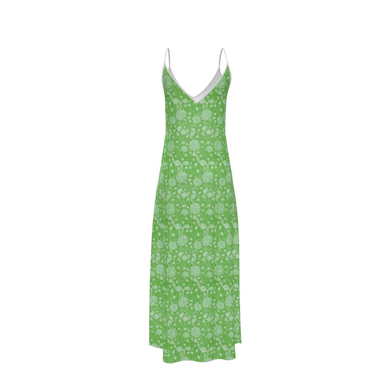 Botanical Summer Slip Dress