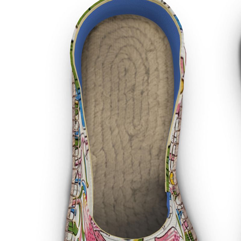 Floral and Vine Espadrilles