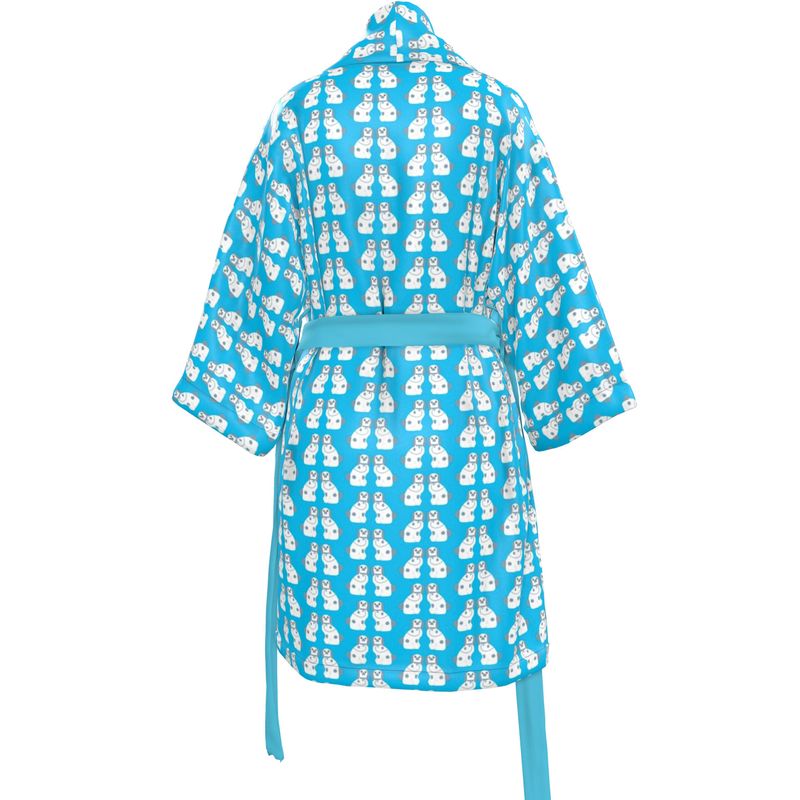 Blue Staffordshire Dogs Kimono