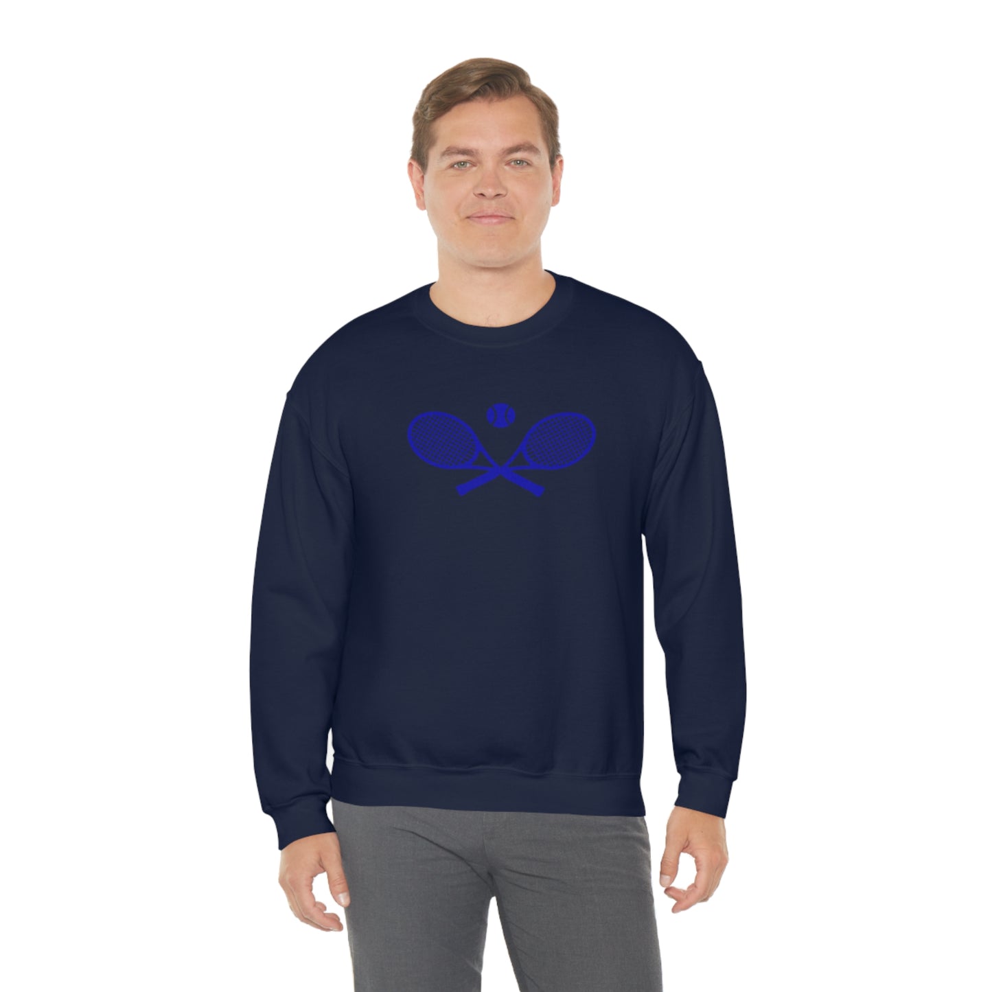 Preppy Blue Tennis Sweatshirt