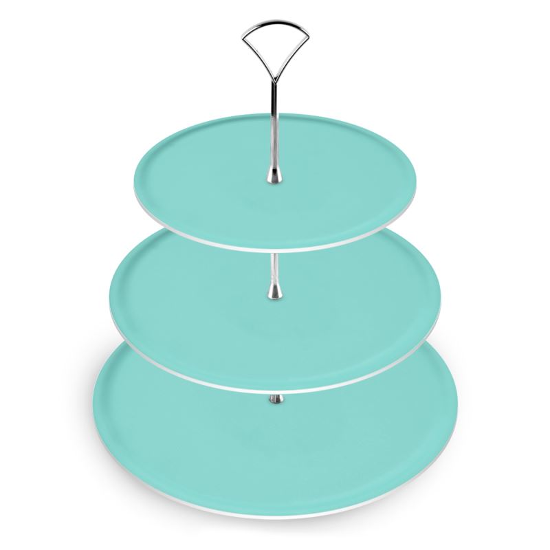Robin's Egg Blue Cake Stand