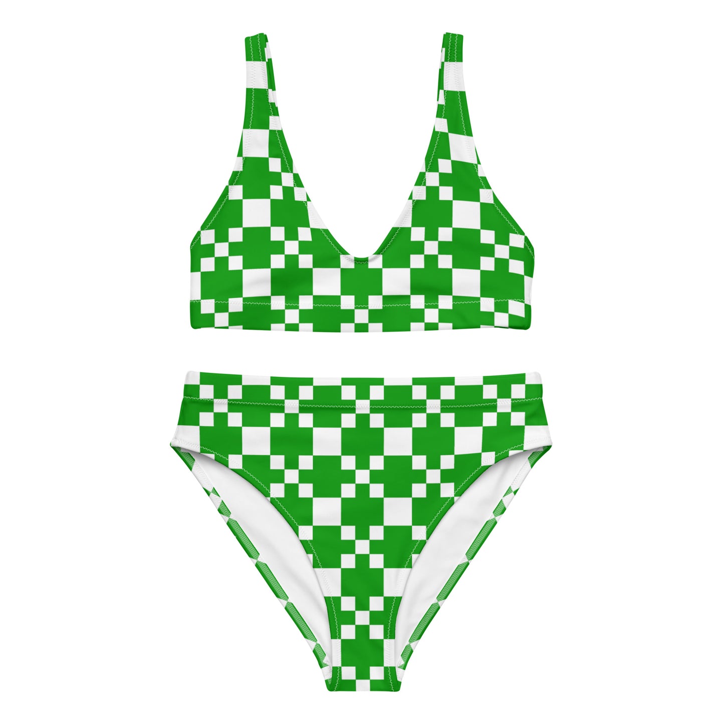 Kelly Green Tile Bikini