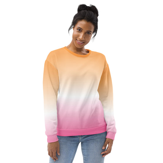 Orange and Pink Ombre Sweatshirt