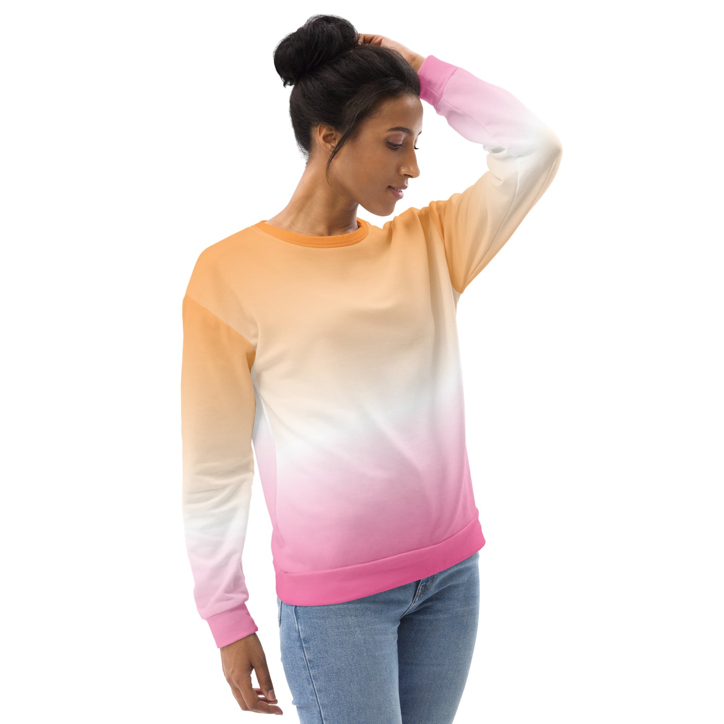 Orange and Pink Ombre Sweatshirt
