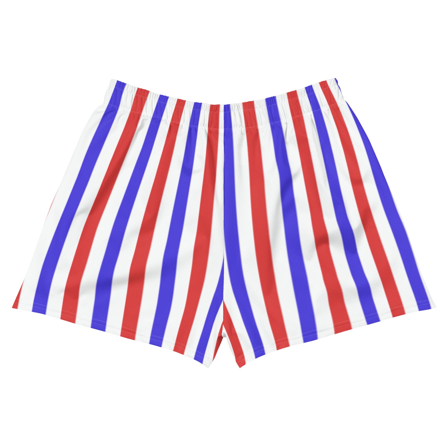 Preppy Red White and Blue Striped Shorts
