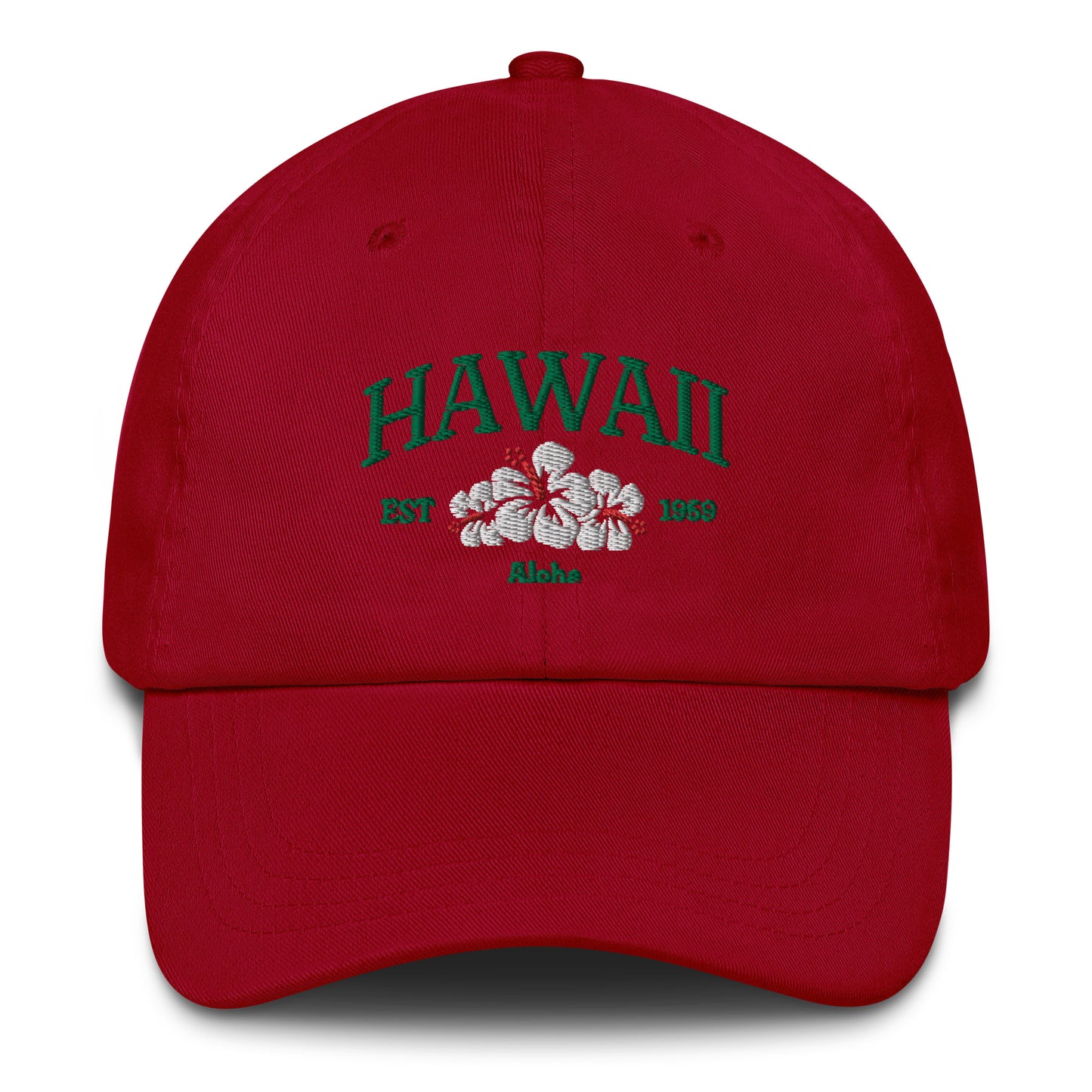 Hawaii Dark Green/White Baseball Cap