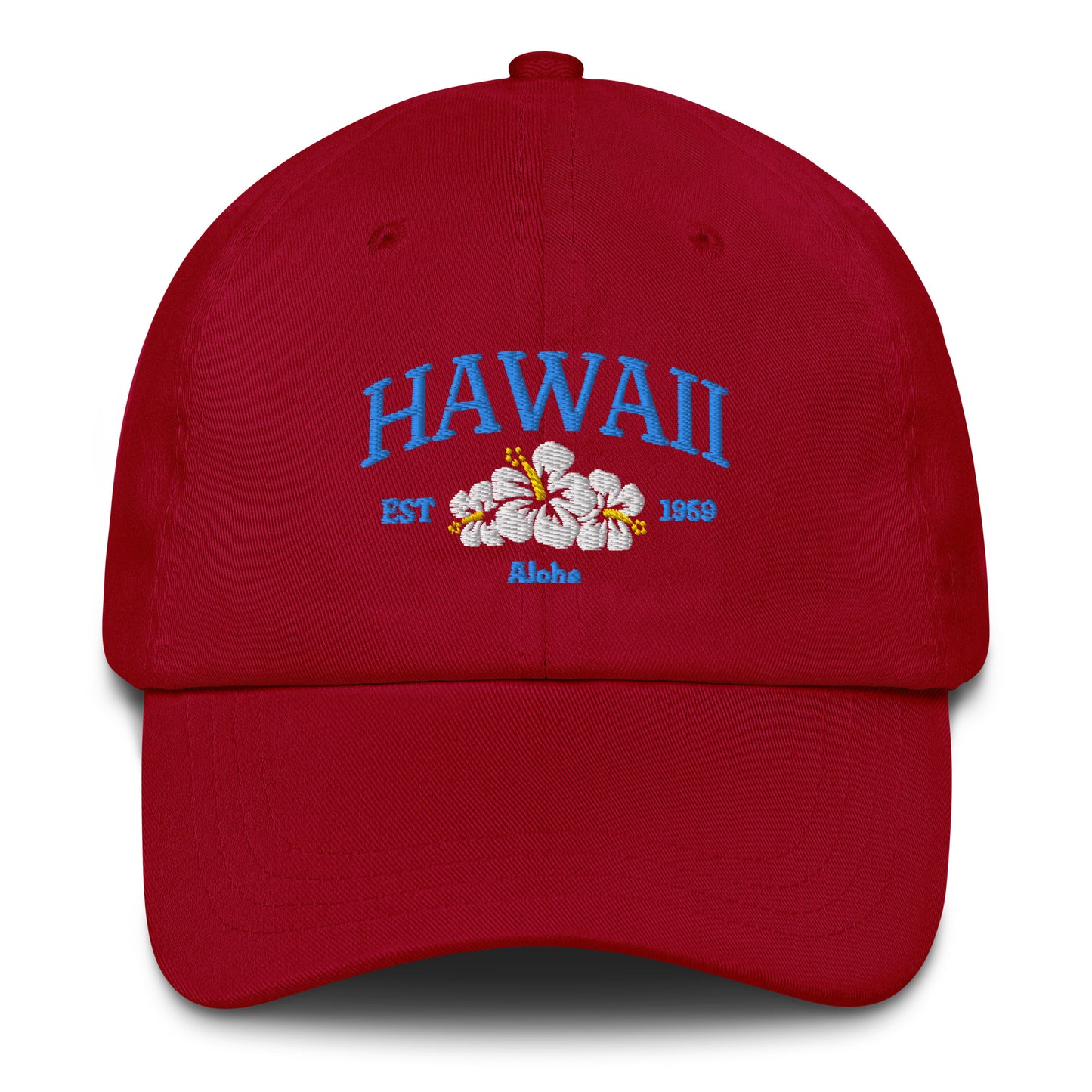 Hawaii Blue/White Baseball Cap