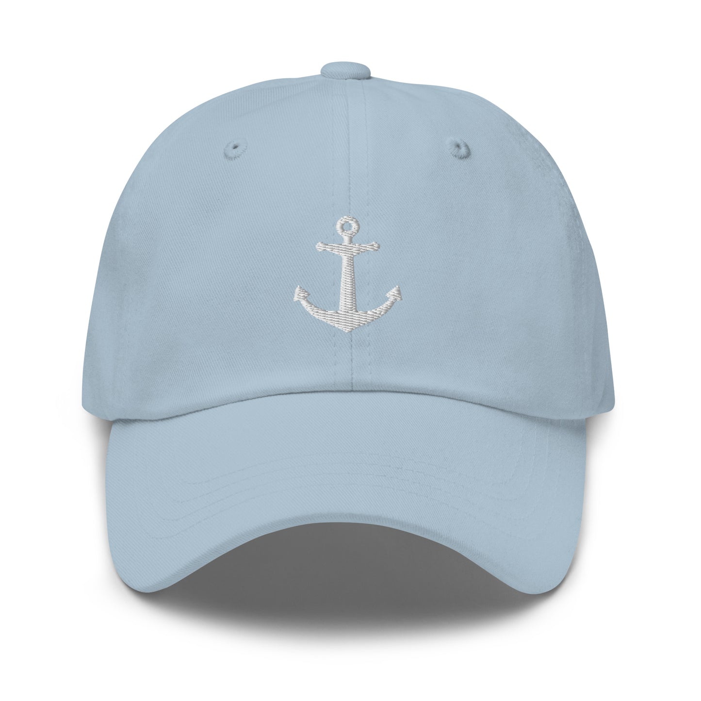 White Anchor Baseball Cap