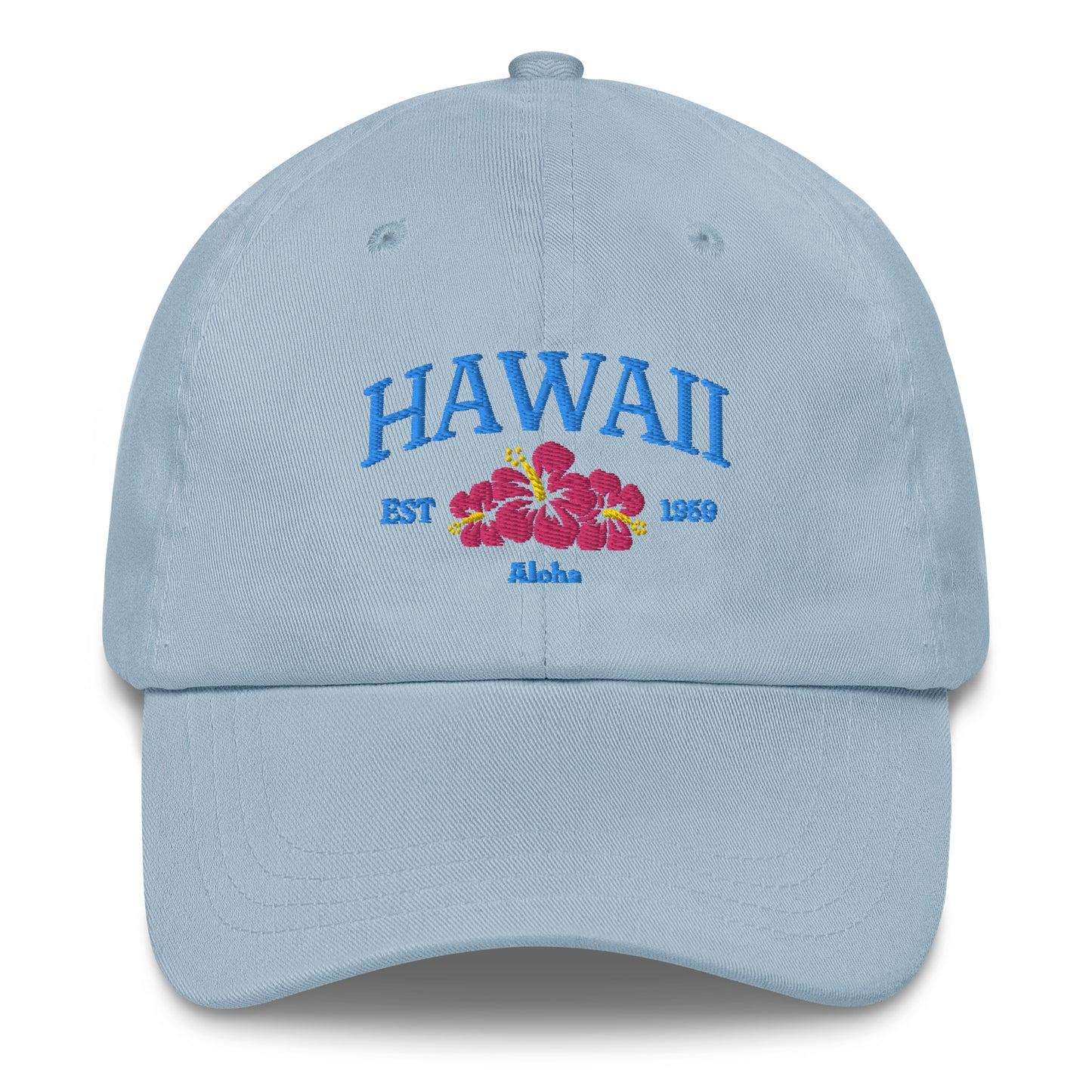 Hawaii Blue/Pink Baseball Cap