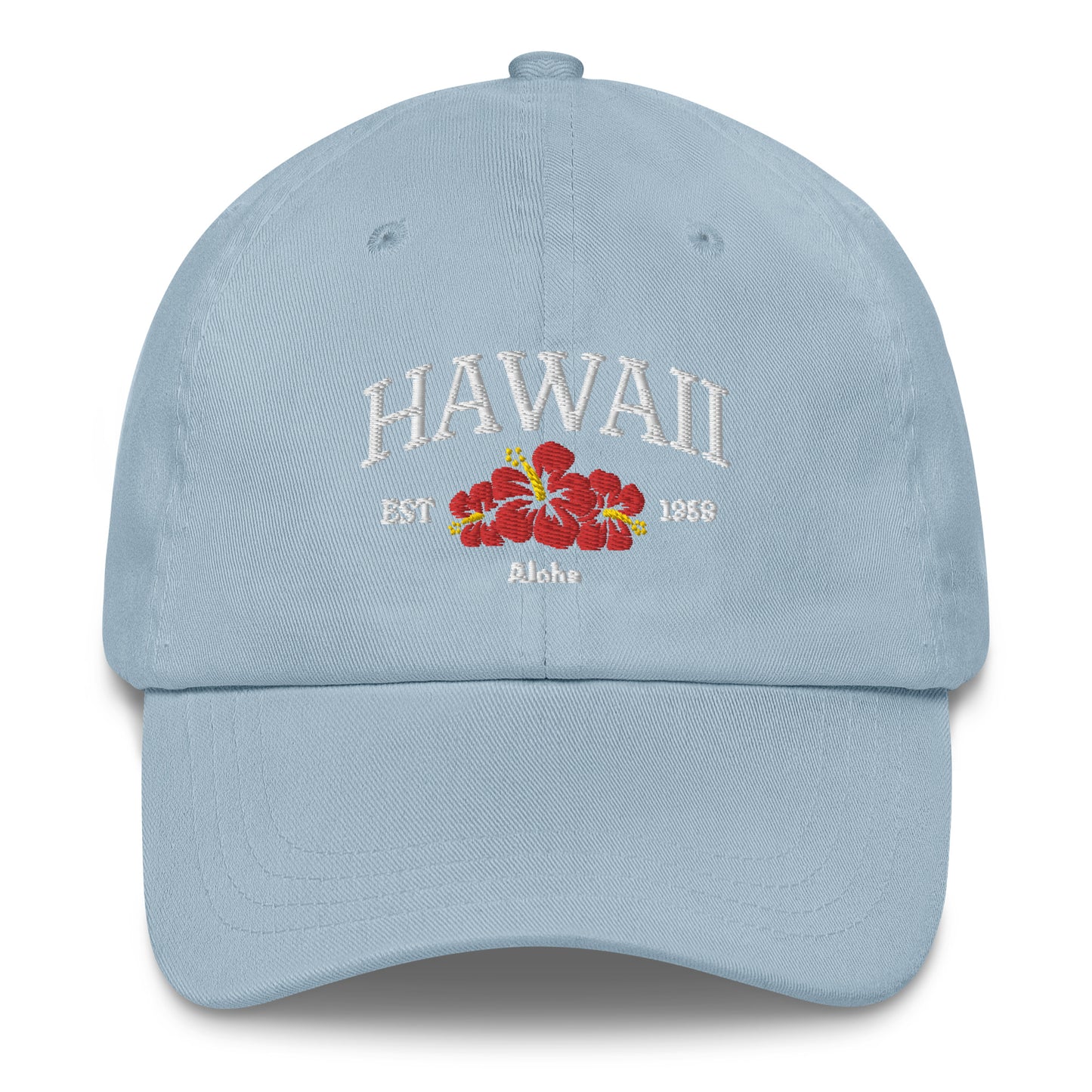 Hawaii White/Red Baseball Cap