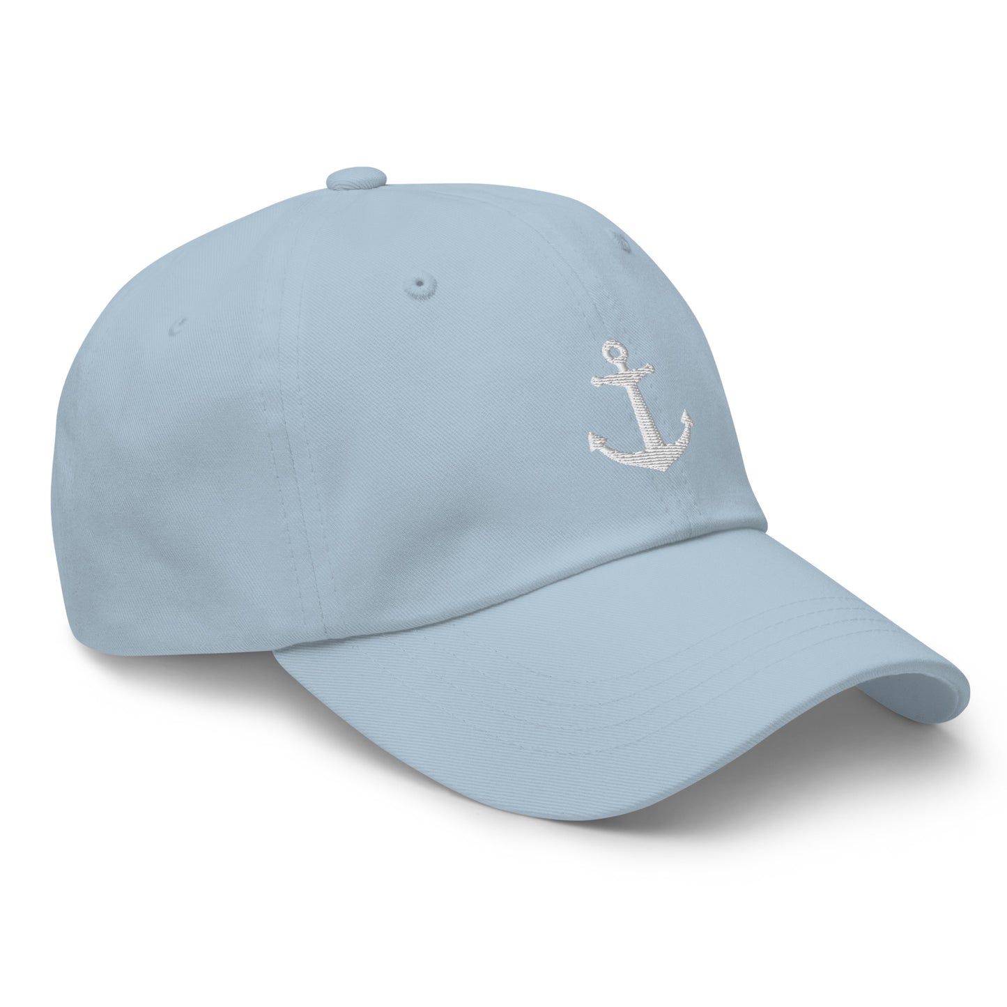 White Anchor Baseball Cap