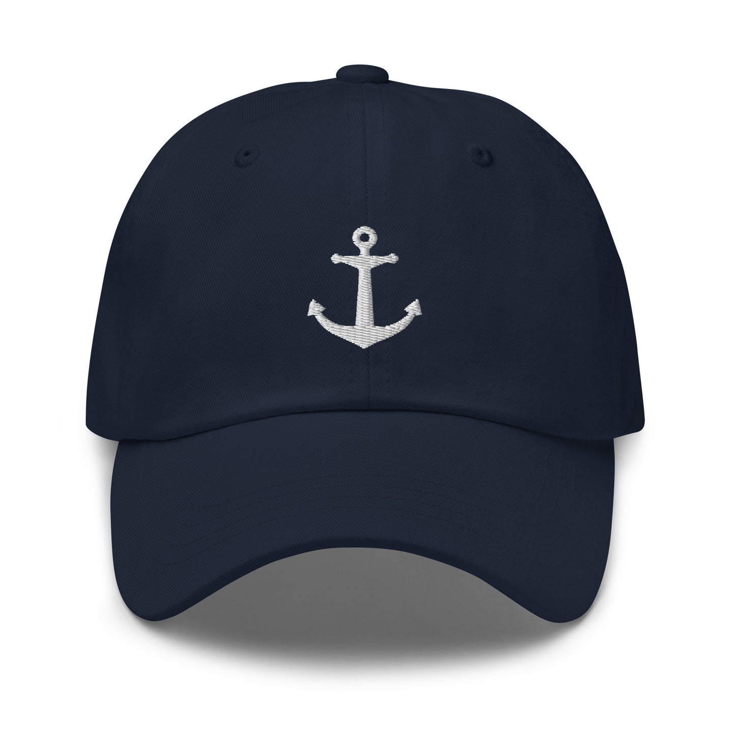 White Anchor Baseball Cap