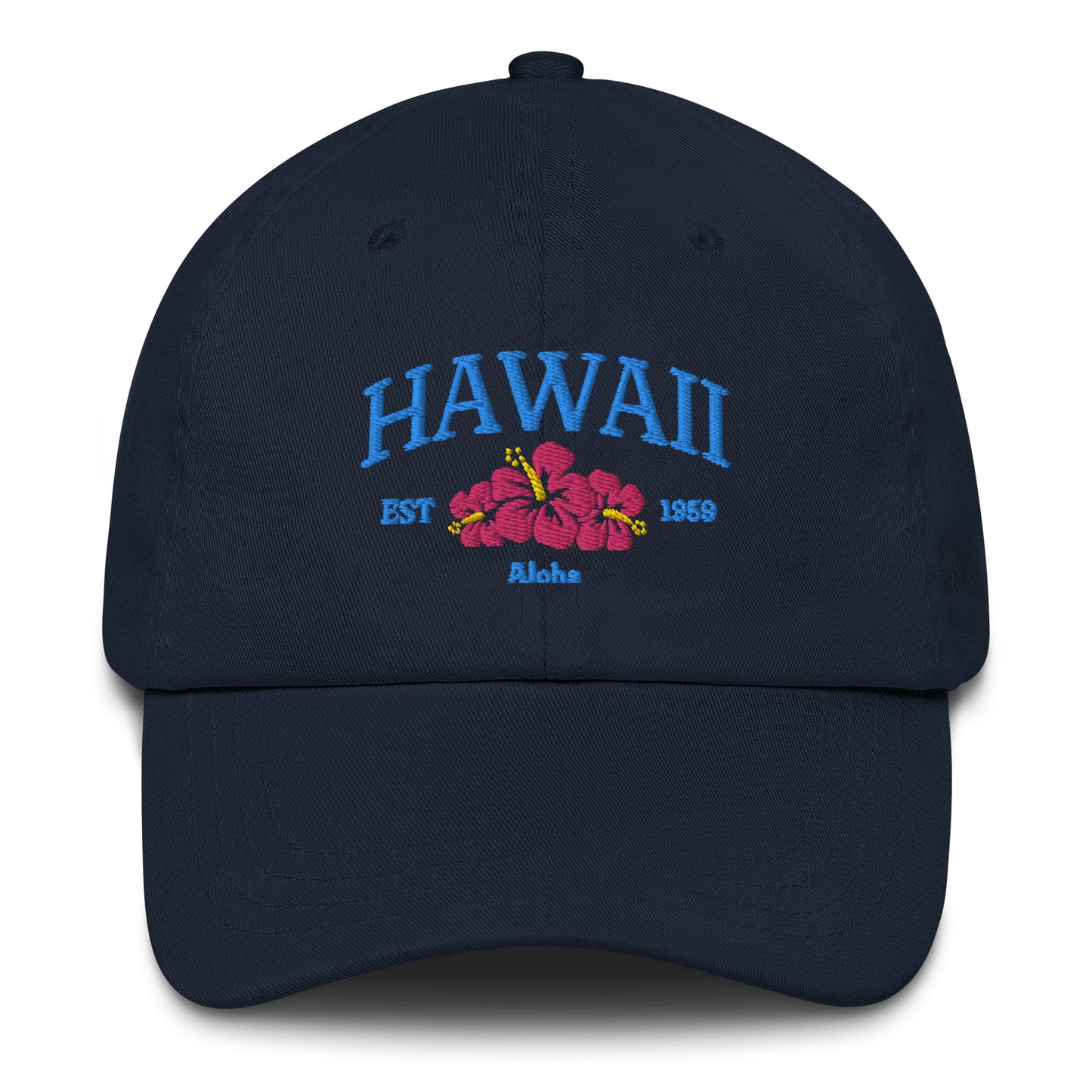 Hawaii Blue/Pink Baseball Cap