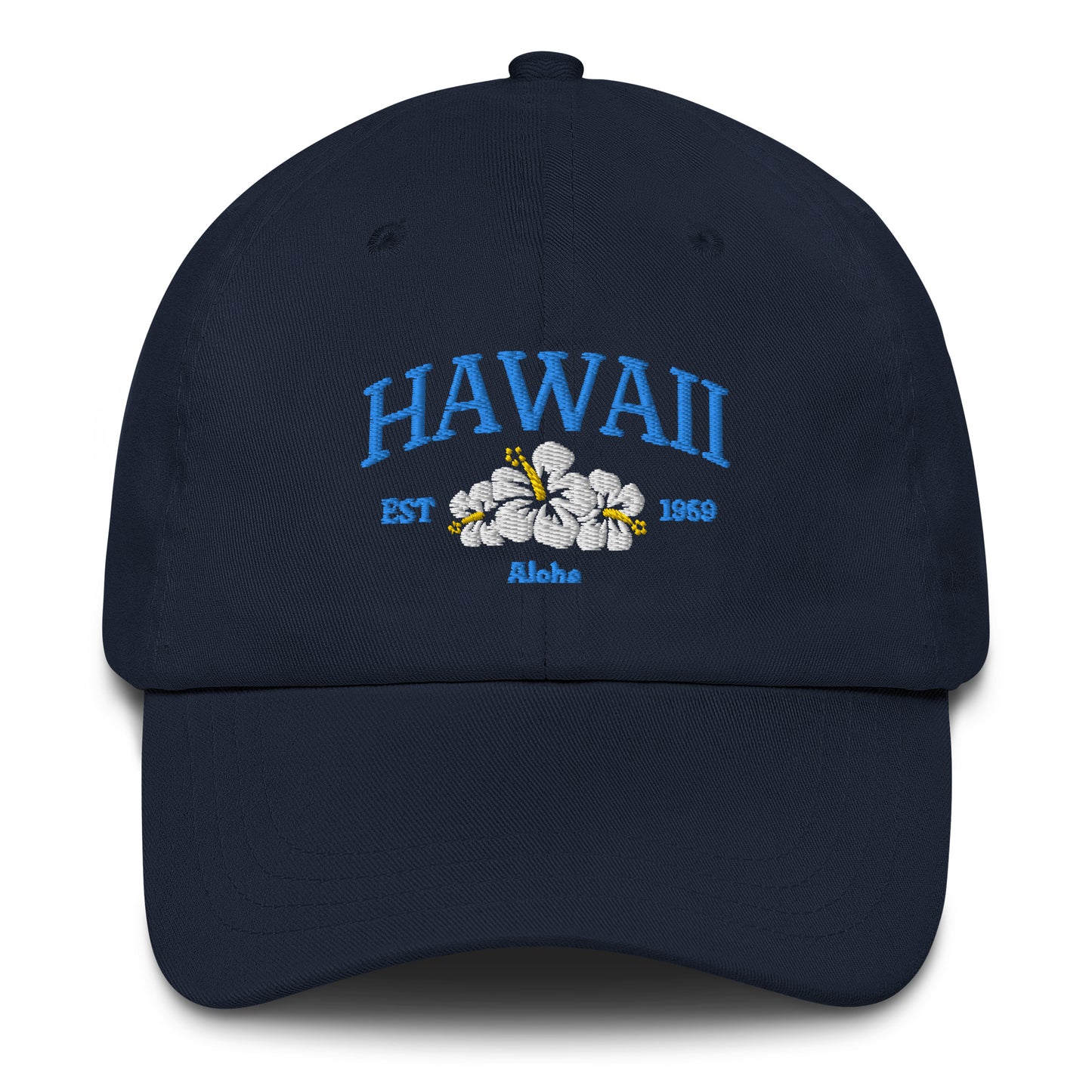 Hawaii Blue/White Baseball Cap