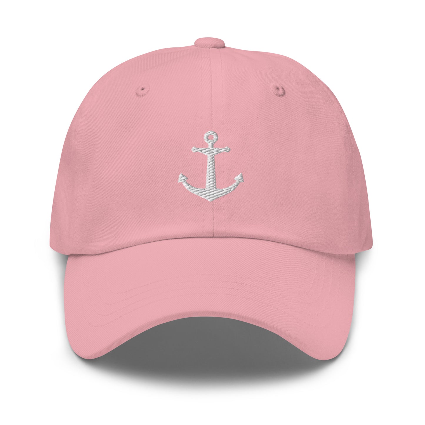 White Anchor Baseball Cap