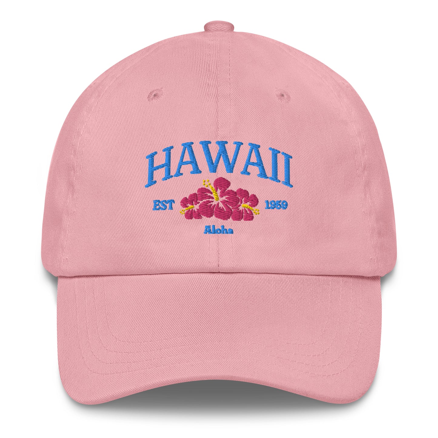 Hawaii Blue/Pink Baseball Cap