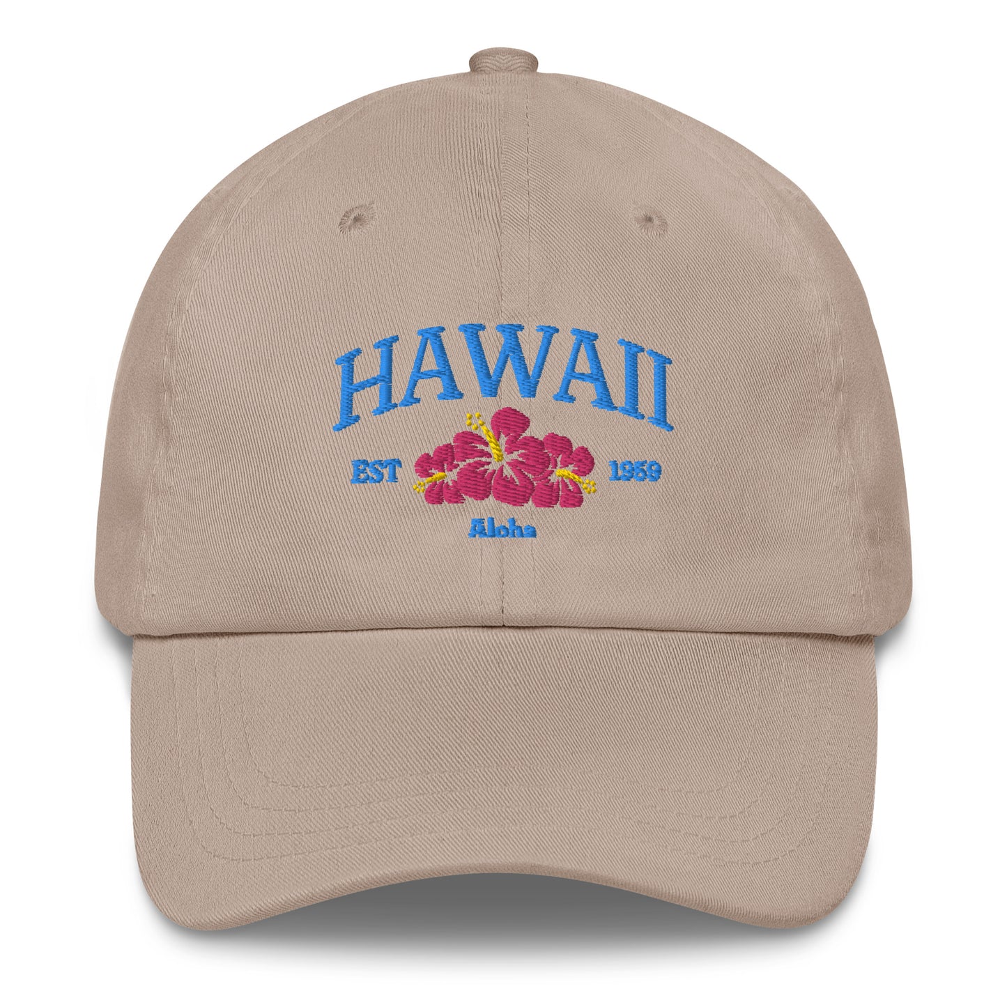 Hawaii Blue/Pink Baseball Cap