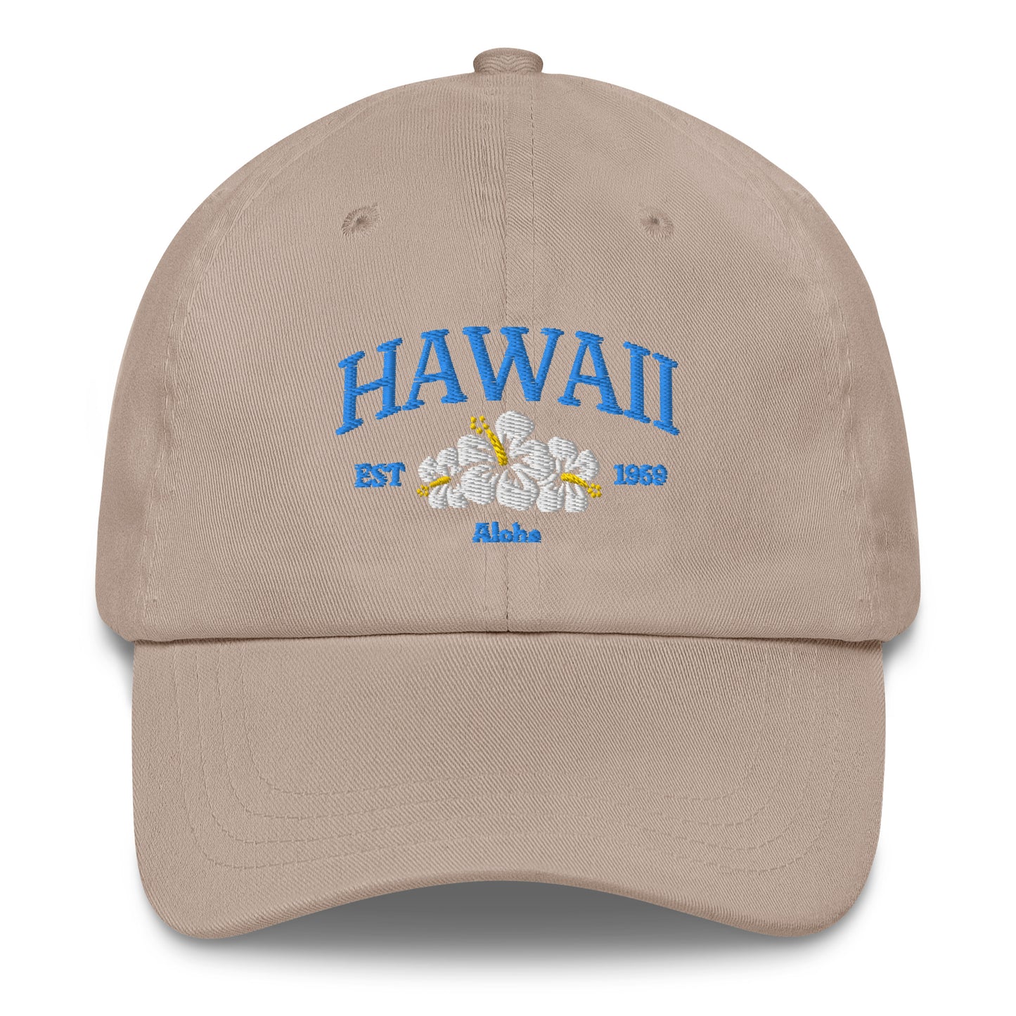 Hawaii Blue/White Baseball Cap