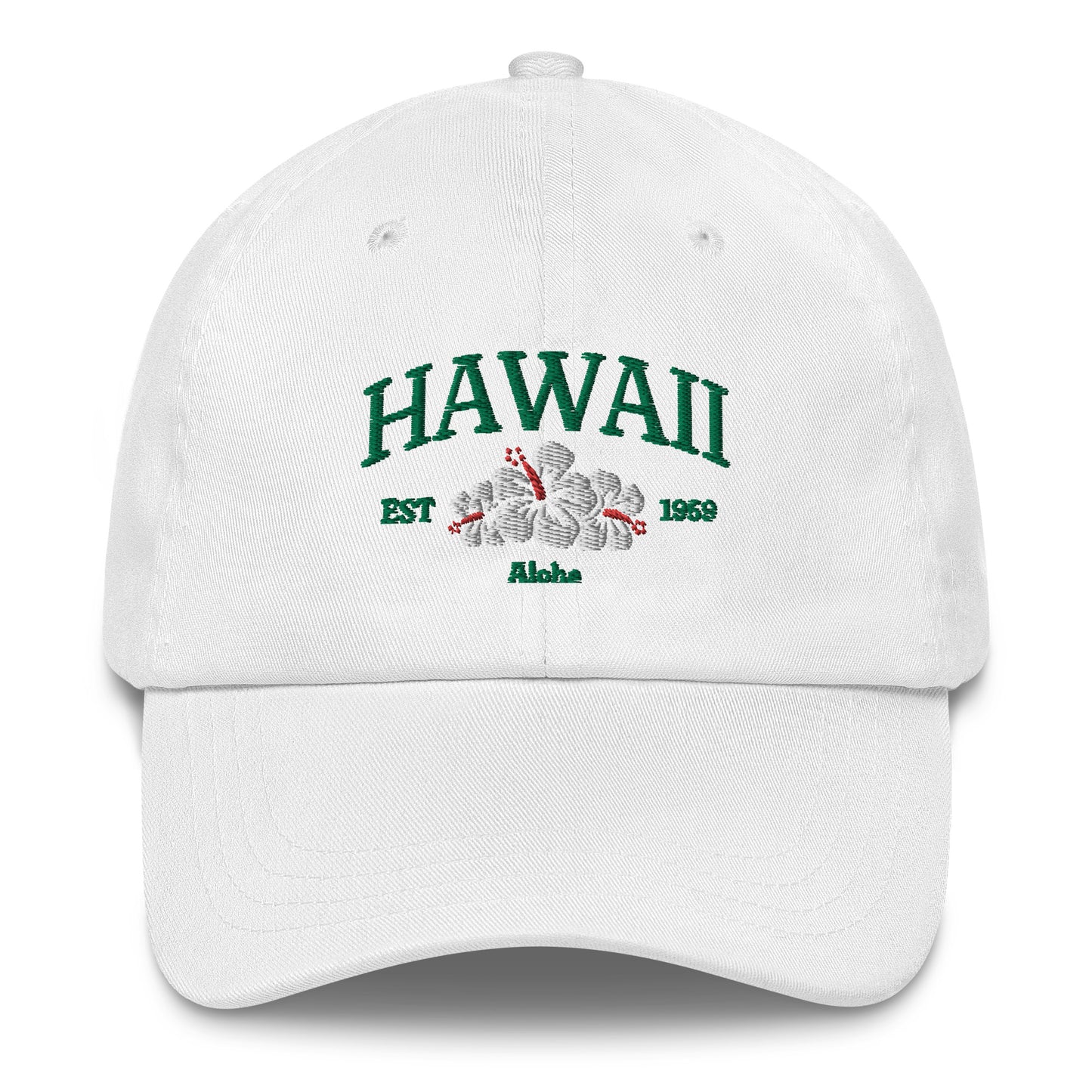 Hawaii Dark Green/White Baseball Cap