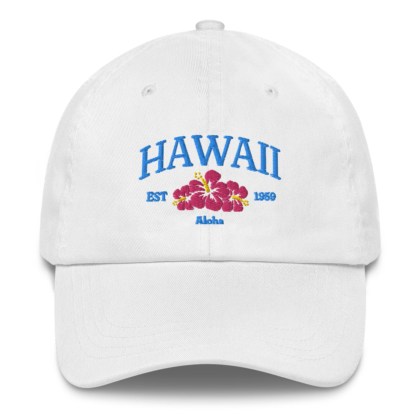 Hawaii Blue/Pink Baseball Cap