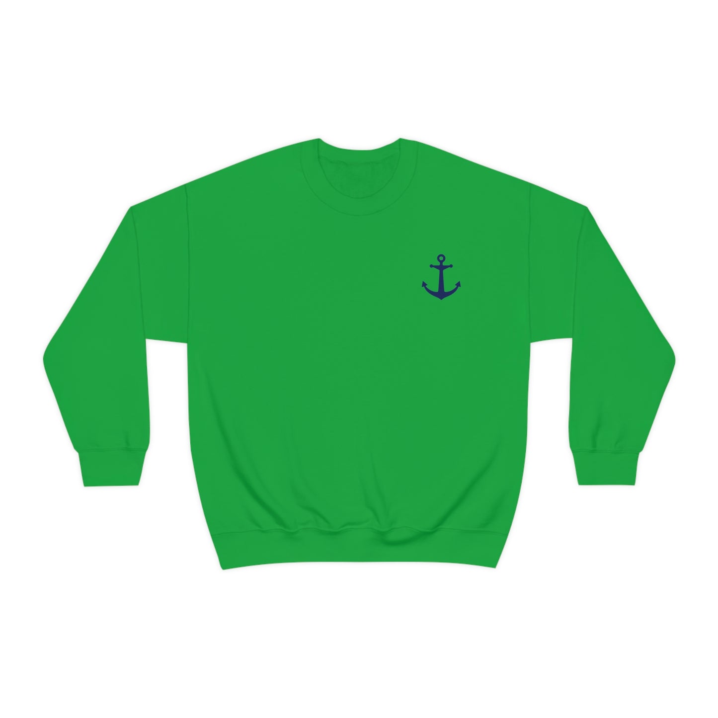 Preppy Navy Blue Anchor Sweatshirt