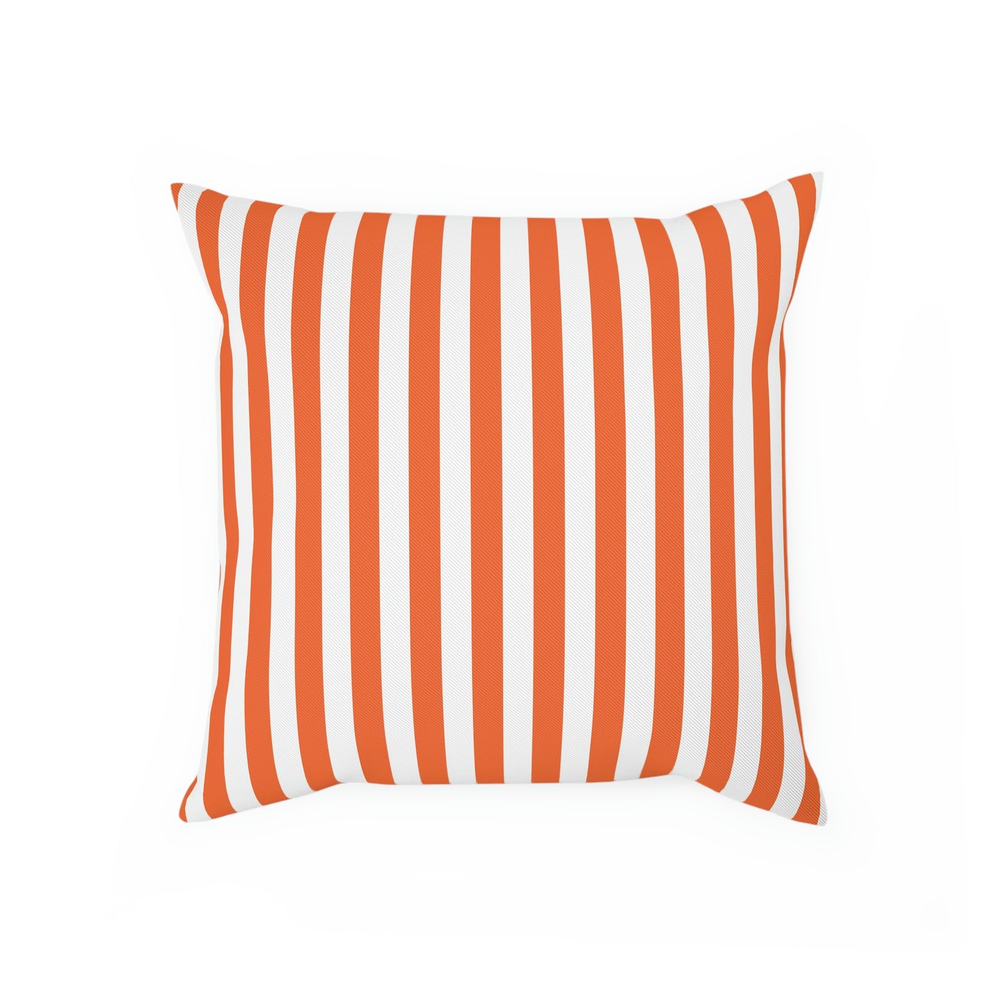 Orange Striped Pillows