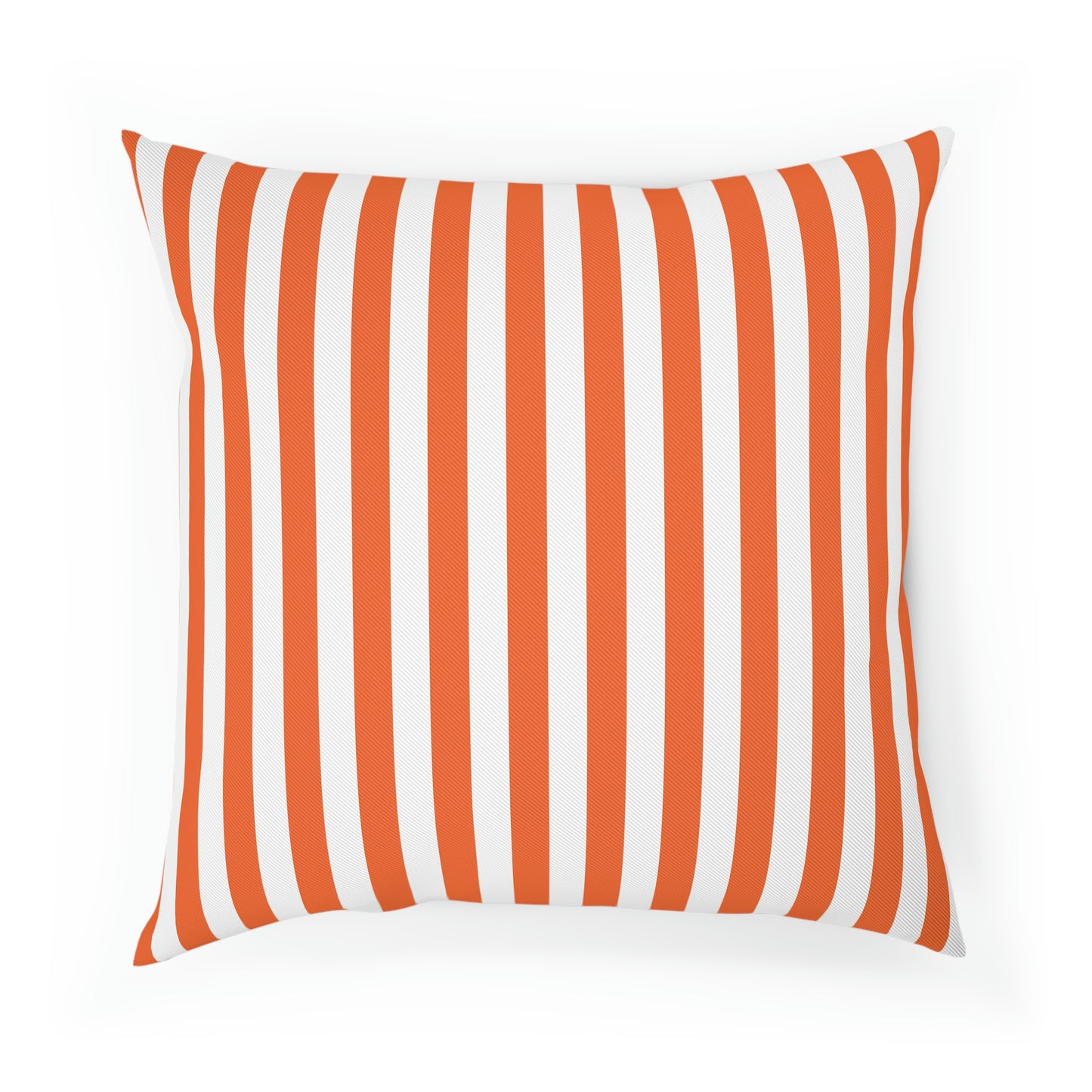 Orange Striped Pillows