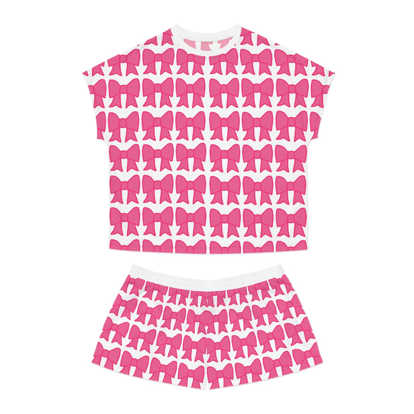 Pink Bows Pajama Set