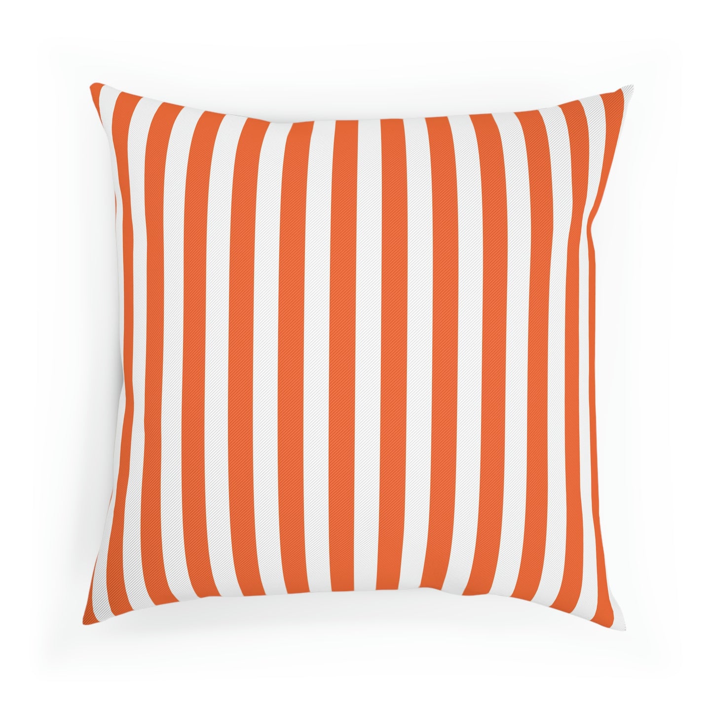 Orange Striped Pillows