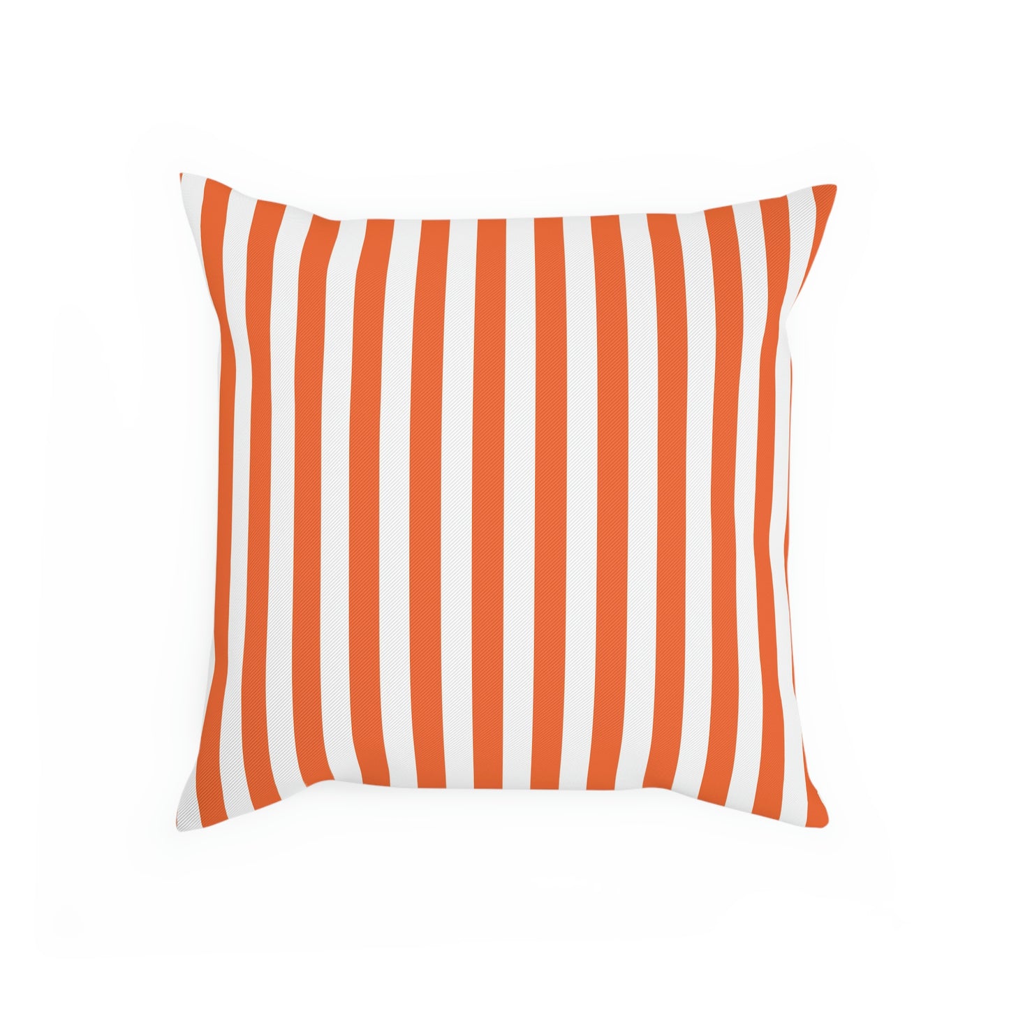 Orange Striped Pillows